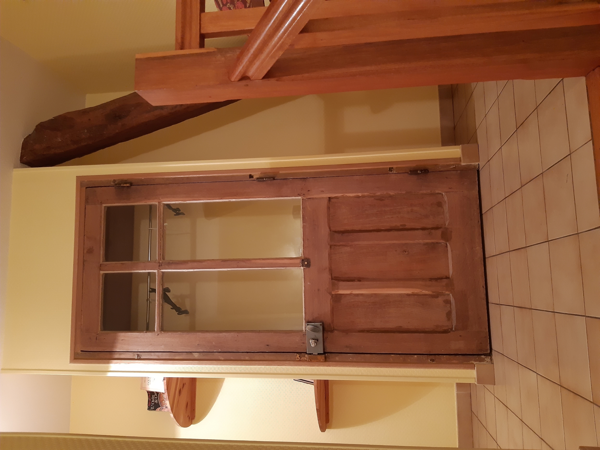 Porte haut escalier